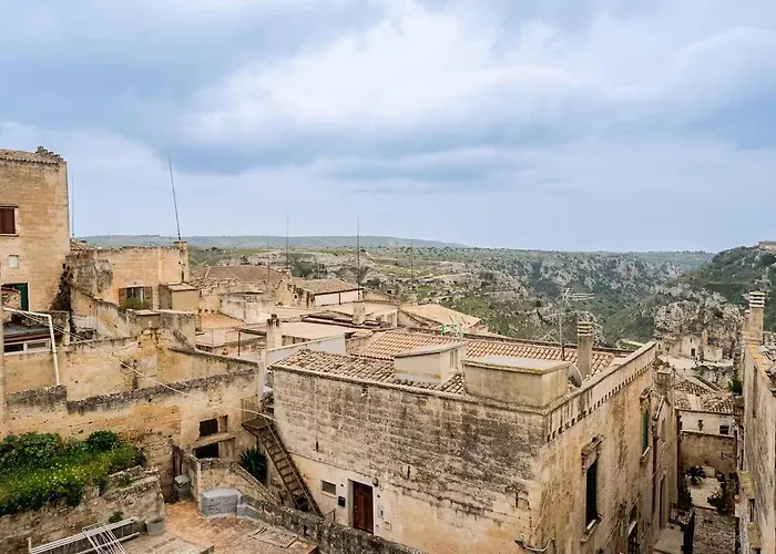 Nel Cuore Dei Sassi Loft Con Terrazzo Panoramico شقة ماتيرا